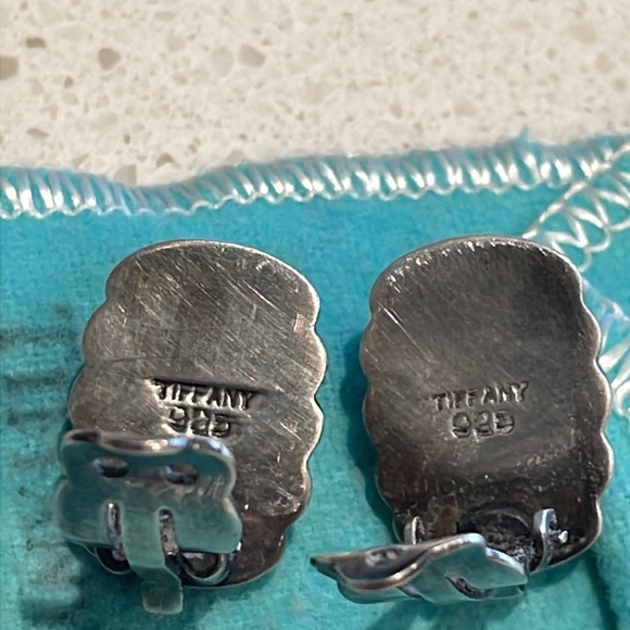 Tiffany, vintage silver clip on earring’s - Picture 3 of 4